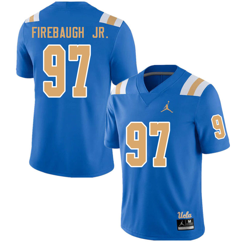 Jordan Brand Men #97 Joseph Firebaugh Jr. UCLA Bruins College Football Jerseys Sale-Blue